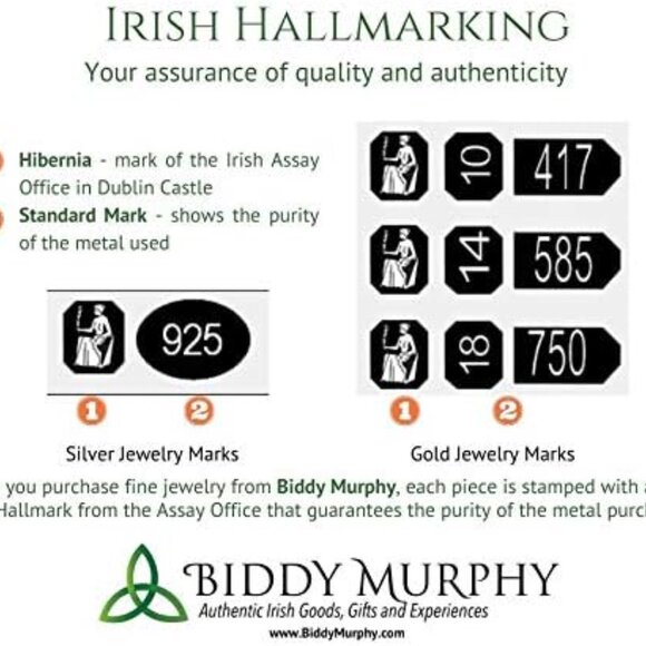 Irish Claddagh Ring for Women – Hallmarked Silver Jewelry from Ireland with Conn - Picture 4 of 9